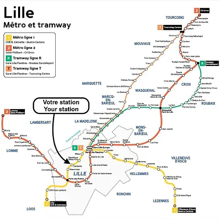 Apartment Centre - Superbe Appart. Avec Terrasse ! Lille